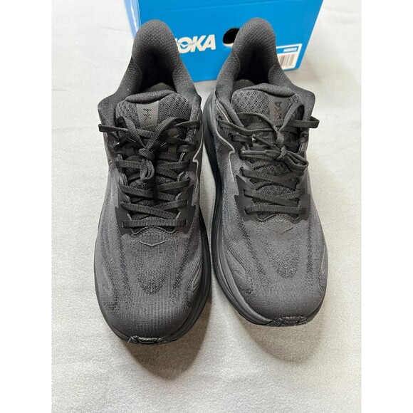 Hoka One One Clifton 10 Running Shoes Men\'s Size 10.5D Black Lace-Up 1162030 main image 10